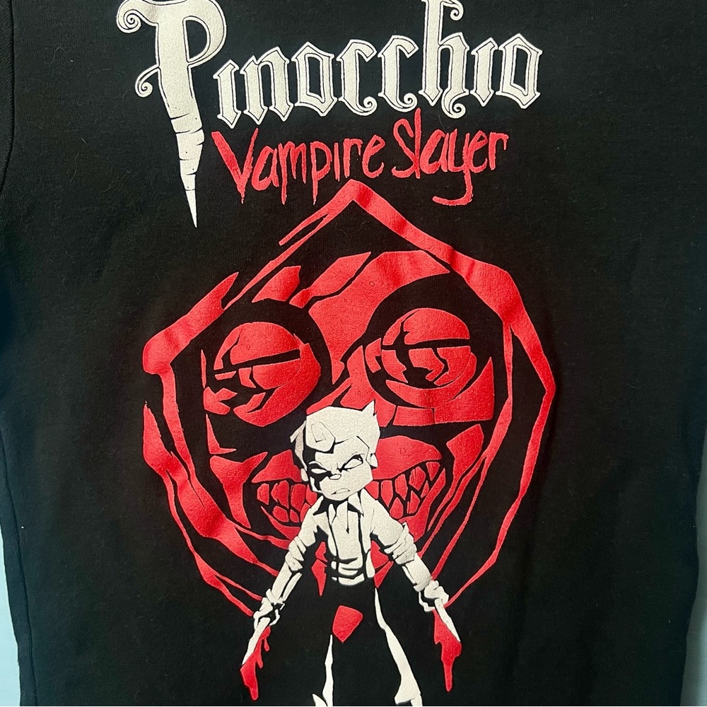 Pinocchio Vampire Slayer Women’s Girl’s Baby Tee